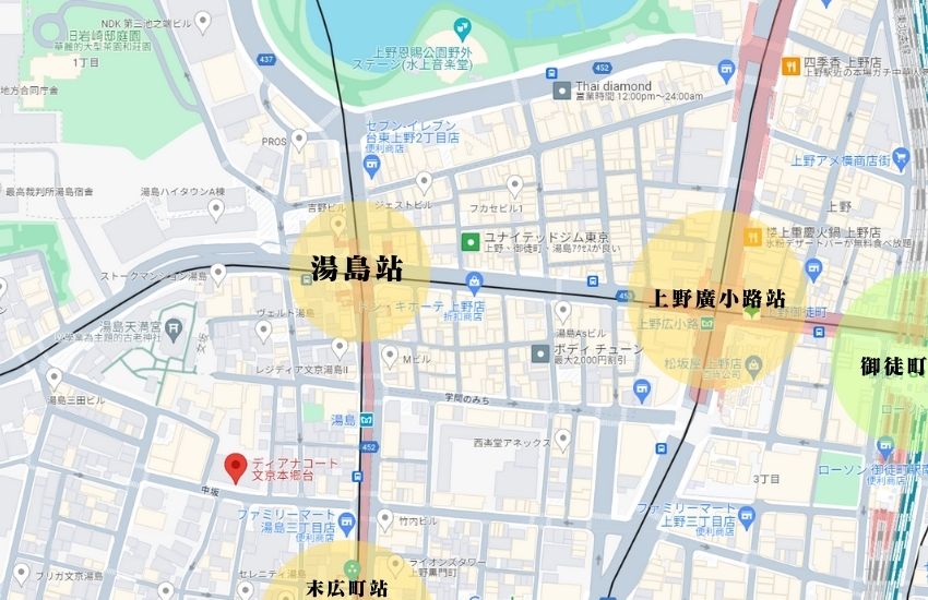 近車站 鄰近車站DIANA COURT文京本郷台|KEYVESTJAPAN丰睿日本東京不動產
